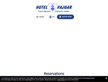 Tablet Screenshot of hotel-vajgar.cz